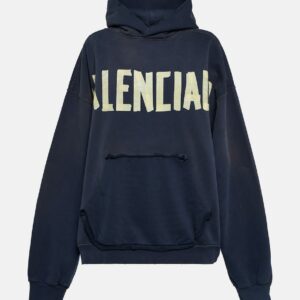 Balenciaga Logo cotton hoodie