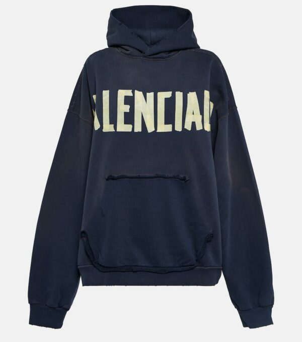 Balenciaga Logo cotton hoodie