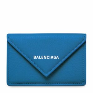 Balenciaga Mini Leather Papier Wallet