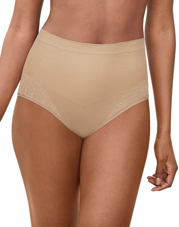 Bali Comfort Revolution Firm Control Brief, 2-Pack Light Beige/Nude 2XL Women's