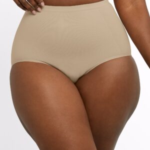 Bali Seamless Extra Firm Control Brief, 2-Pack Nude XL Women's