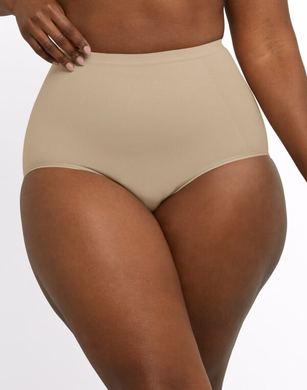 Bali Seamless Extra Firm Control Brief, 2-Pack Nude XL Women's