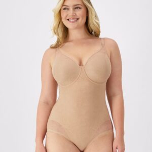 Bali Ultra Light Body Shaper with Lace Nude 36B Women's