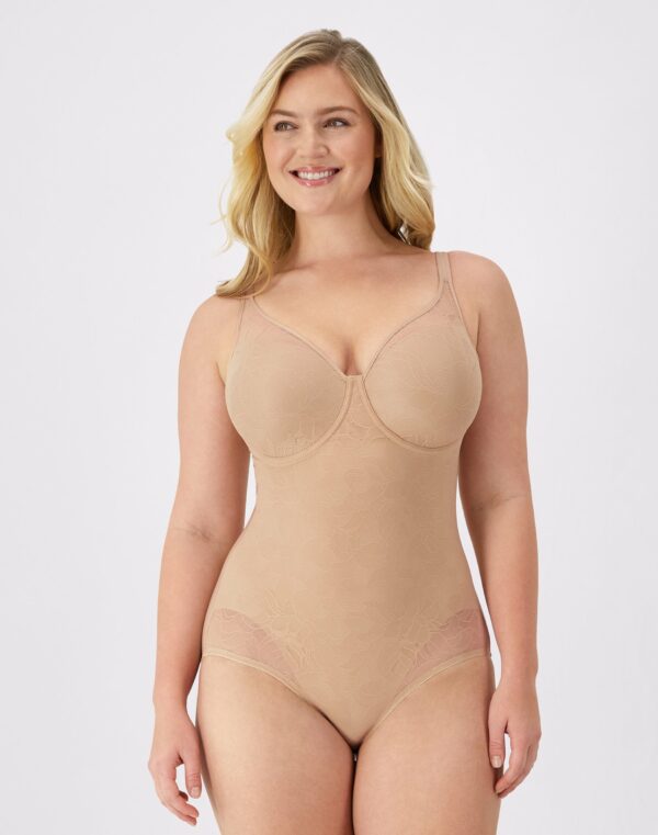 Bali Ultra Light Body Shaper with Lace Nude 36B Women's