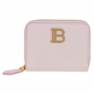 Balmain Bbuzz Zipped Wallet-calfskin