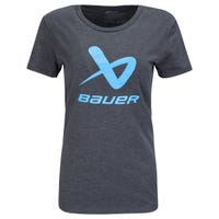 Bauer Womens Movement Short Sleeve T-Shirt in Grey Size Medium