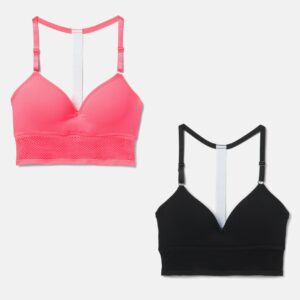 Bebe Logo 2 Pack Sports Bra