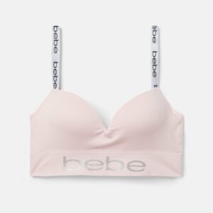 Bebe Logo Padded Sports Bra