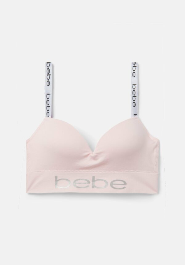 Bebe Logo Padded Sports Bra