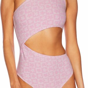 Beach Riot Women's Celine One Piece Swimsuit, Medium, Pink