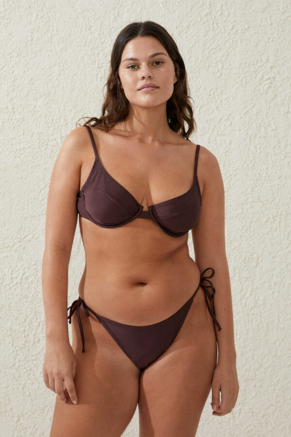 Body - Balconette Bra Bikini Top - Willow brown shimmer