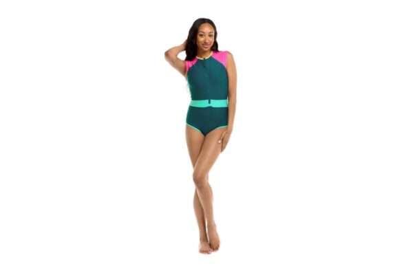 Body Glove Women's Vibration Stand Up One-Piece Swimsuit - Kingfisher