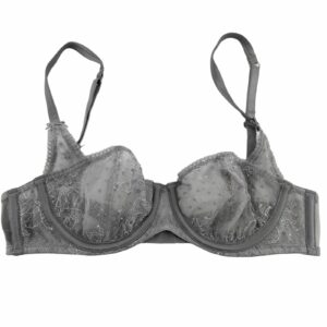 Victorias Secret Victoria's Secret Unlined Balconette Bra Dream Angels 32B in Silver, Women's