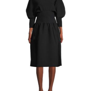 Bottega Veneta Women's Cinched-Waist Dress - Black - Size 36 (0)