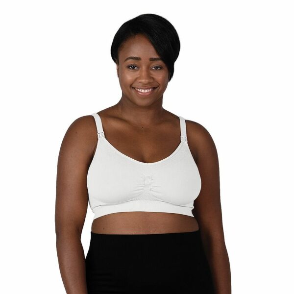 Bravado Designs bravado! BASICS Women's Comfort Maternity and Nursing Bra 1450BA, Size: Medium, White