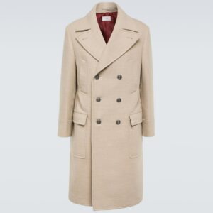 Brunello Cucinelli Double-breasted wool coat