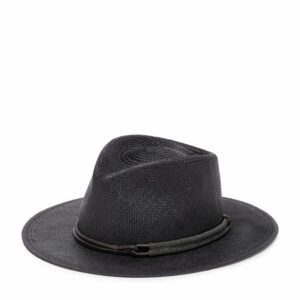 Brunello Cucinelli Straw Fedora Hat