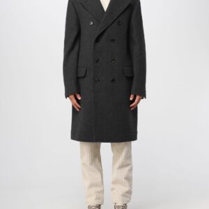 Brunello Cucinelli double-breasted coat in wool and cashmere