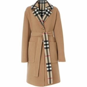 Burberry Wool Reversible Pea Coat