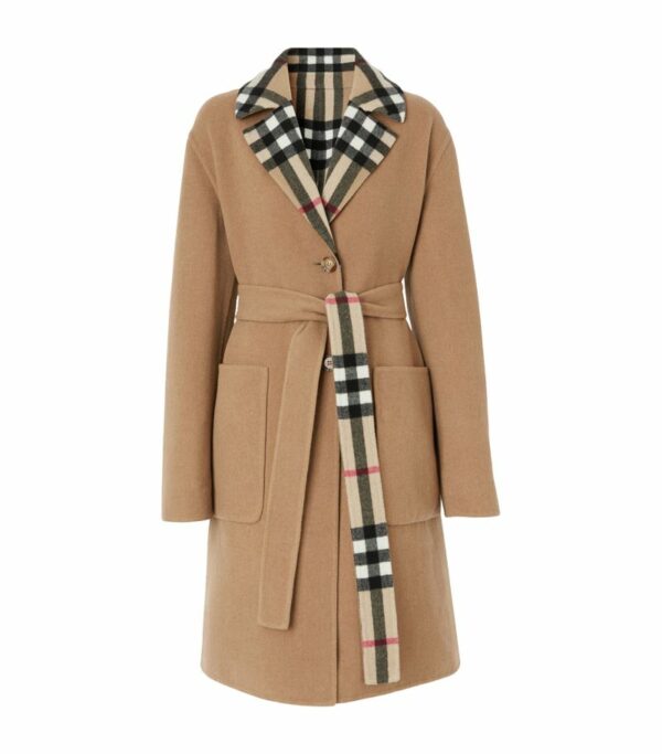 Burberry Wool Reversible Pea Coat