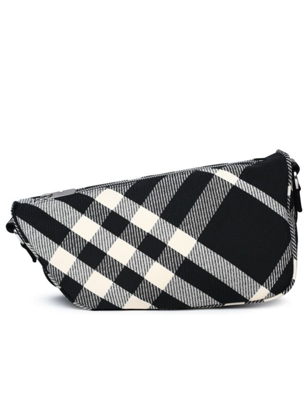 Burberry shield Messenger Black Cotton Blend Crossbody Bag