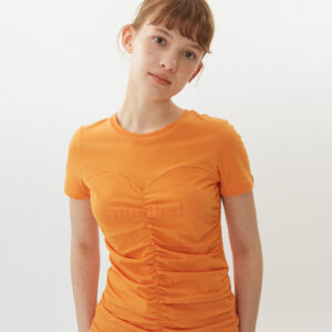 Bustier Half T Shirt (Orange)