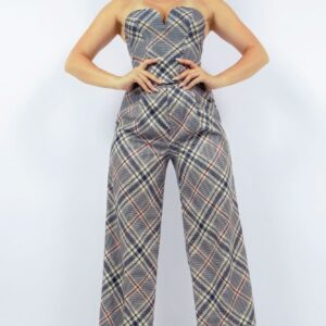 Bustier Top & Wide Pants Set