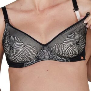 Cache Coeur Dahlia Maternity/Nursing Bra in Black at Nordstrom, Size 34F