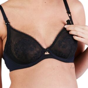 Cache Coeur Louise Underwire Maternity/Nursing Bra in Marine at Nordstrom, Size 34D