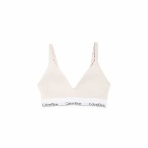 Calvin Klein Women's Modern Cotton Lightly Lined Triangle Nursing Bra (Nymph's Thigh) Women's Bra