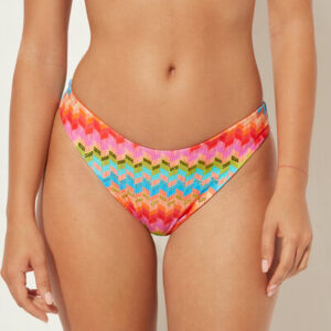 Calzedonia Brazilian Swimsuit Bottoms Rainbow Woman Multicolor Size L