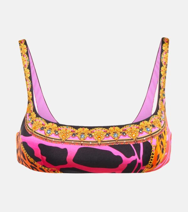 Camilla Printed bikini top