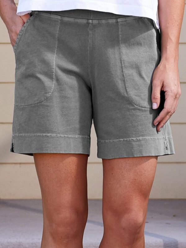 Casual Loose Cotton And Linen Shorts