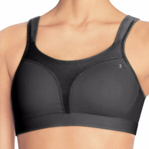 Champion Womens Comfort Full-Support Sports Bra Black 1602