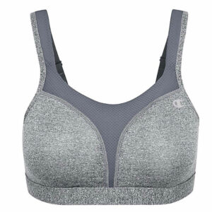 Champion Women's Spot Comfort Sports Bra Grey Bras 38-DD