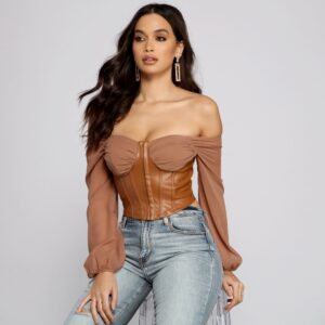 Chic Fashionista Cropped Corset