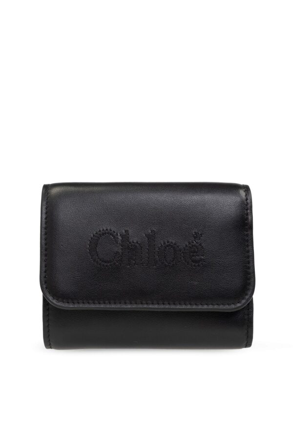 Chloé Leather Wallet With Logo