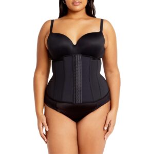 City Chic Plus Size Power Waist Cincher - Latte