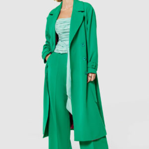 Closet London Green Trench Coat