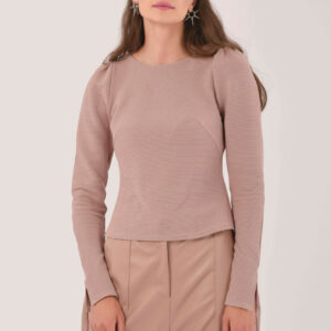 Closet London Pink Pleated Sleeve Top