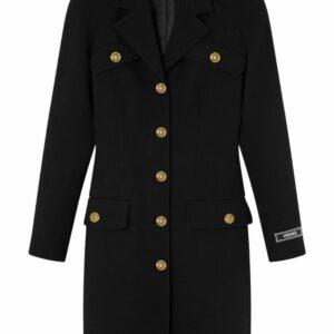 Coat In Double Wool Crepe Stretch