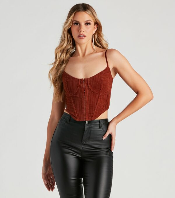 Cordially Invited Corduroy Corset