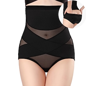 Corsetto Per donna Mutandine modellanti Shapewear Ufficio Serata e festa Corsa Palestra Nero Rosa Albicocca Sport Senza cuciture Traspirante Con cucitura Lacce