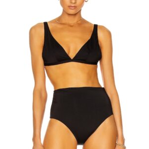 ASCENO The Cannes Bikini Top in Black