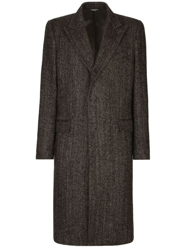 DOLCE & GABBANA- Wool Single-breasted Coat