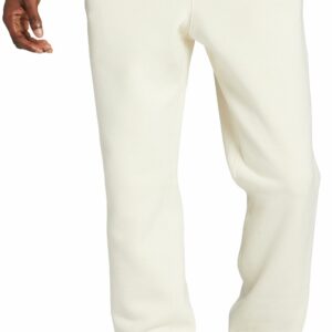 DSG Men's Fleece Cinch Waist Pants, Large, Light Sand