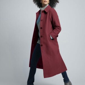 Damart Long Wool Rich Coat