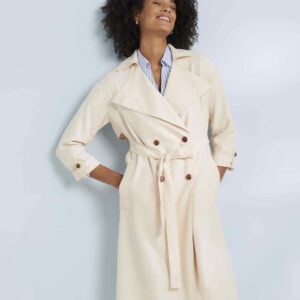 Damart Viscose Trench Coat