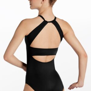 Dance Leotards - Camisole Open Back Leotard - Black - Small Adult - 15197