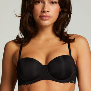 Hunkemöller Angie Padded Underwired Strapless Bra Black